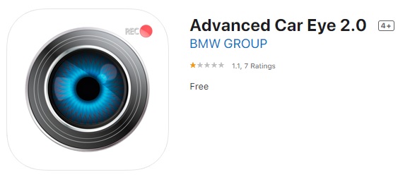 BMW Advanced Eye 2.0 Application Rating